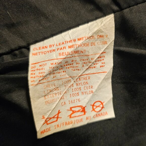 Men’s Mario Delfino Black Leather Vest Size 40 - GUC - Picture 6 of 7